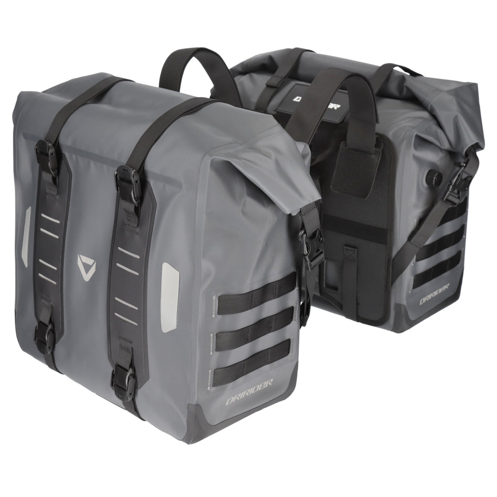Dririder Everest Side Bag - 34L - Pair - Slate Grey - View 1 | Everest Motorcycles