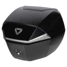 Dririder Shield Luxe Small Top Case - 35L - Black/Silver - View 1 | Everest Motorcycles