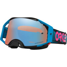 Load image into Gallery viewer, Oakley Airbrake Blue Wired Goggles with Dark MX Sapphire Iridium Lens