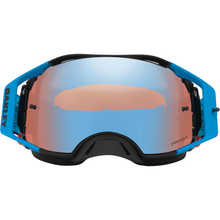 Load image into Gallery viewer, Oakley Airbrake Blue Wired Goggles with Dark MX Sapphire Iridium Lens
