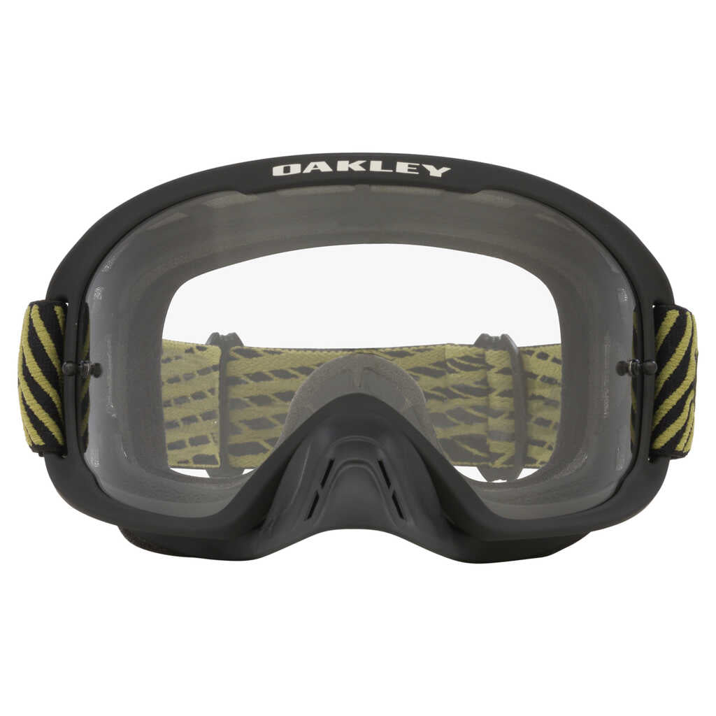 Oakley O Frame 2.0 Pro Green Rigid Goggles With Clear Lens