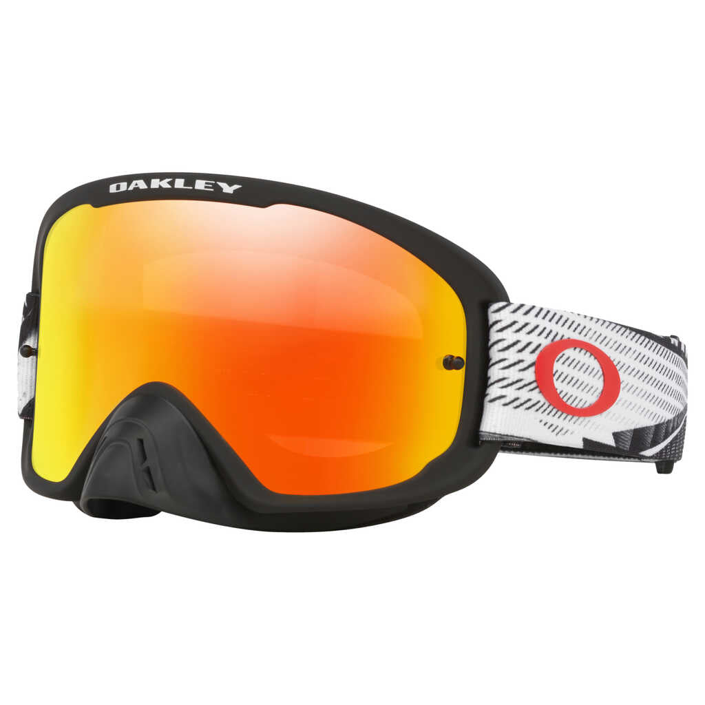 Oakley O Frame 2.0 Pro Black Forge Goggles With Fire Iridium Lens
