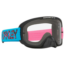Load image into Gallery viewer, Oakley O Frame 2.0 Pro 2 Stroke Blue Pink Goggles With Clear Lens