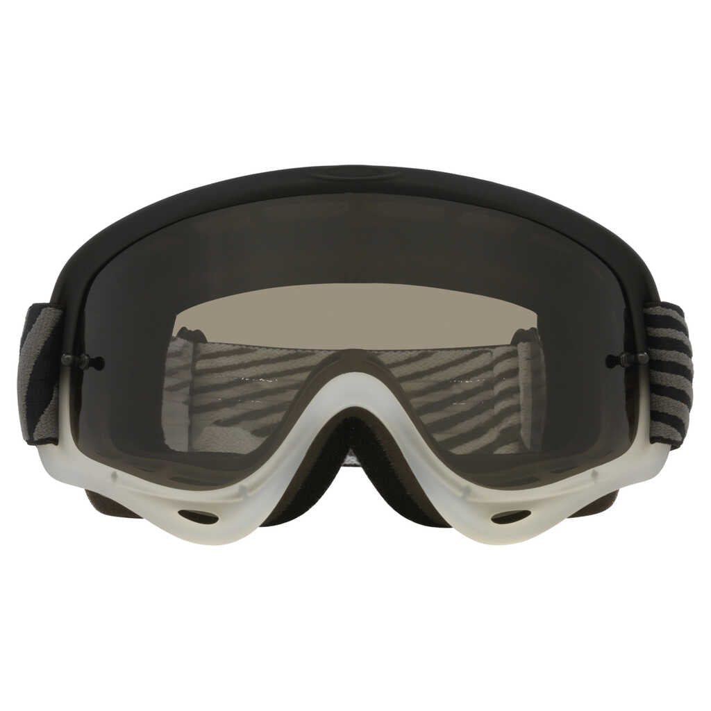 Oakley O-Frame Black Brutal Googles With Dark Grey Lens