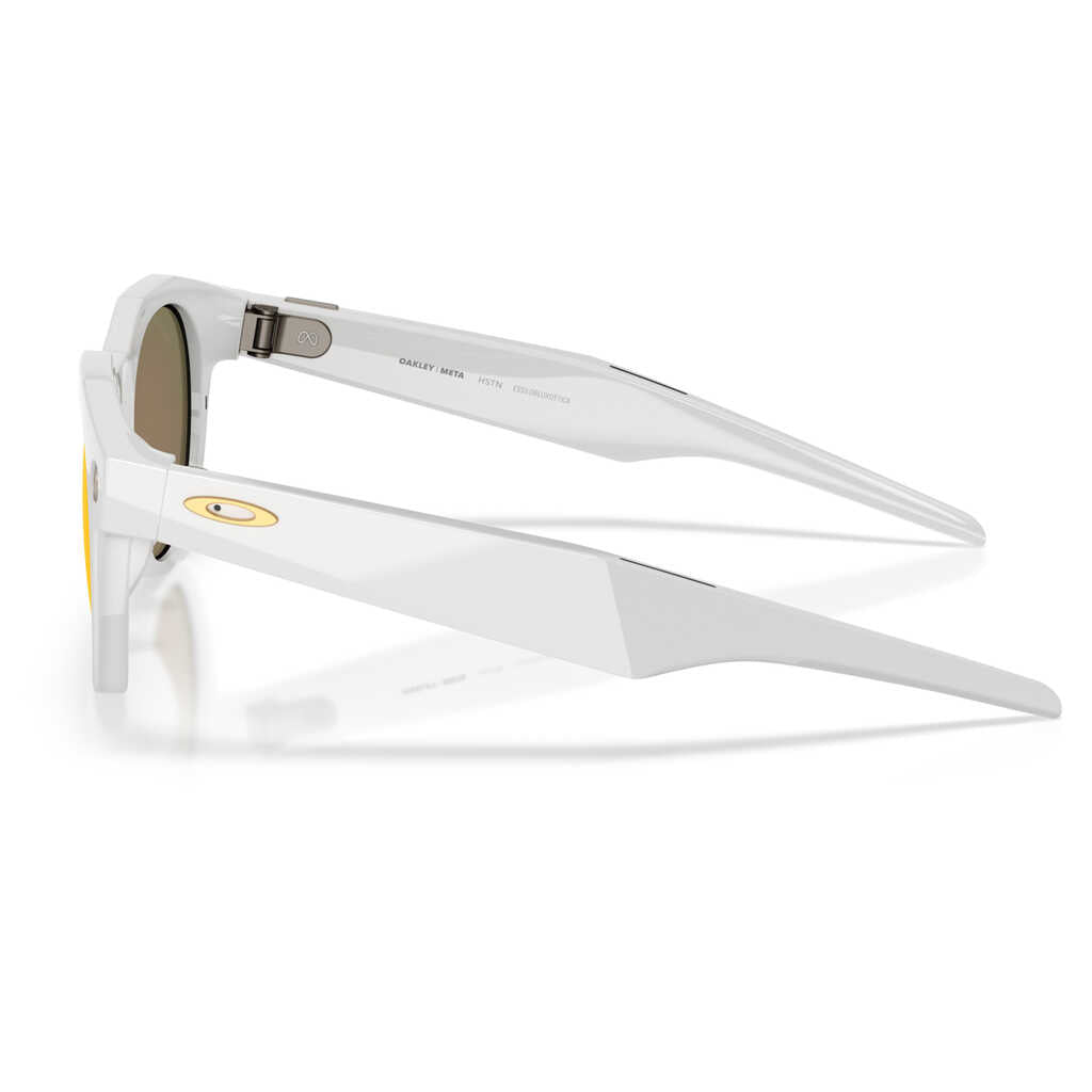 Oakley Meta HSTN Sunglasses With Prizm Ruby Lens - Warm Grey
