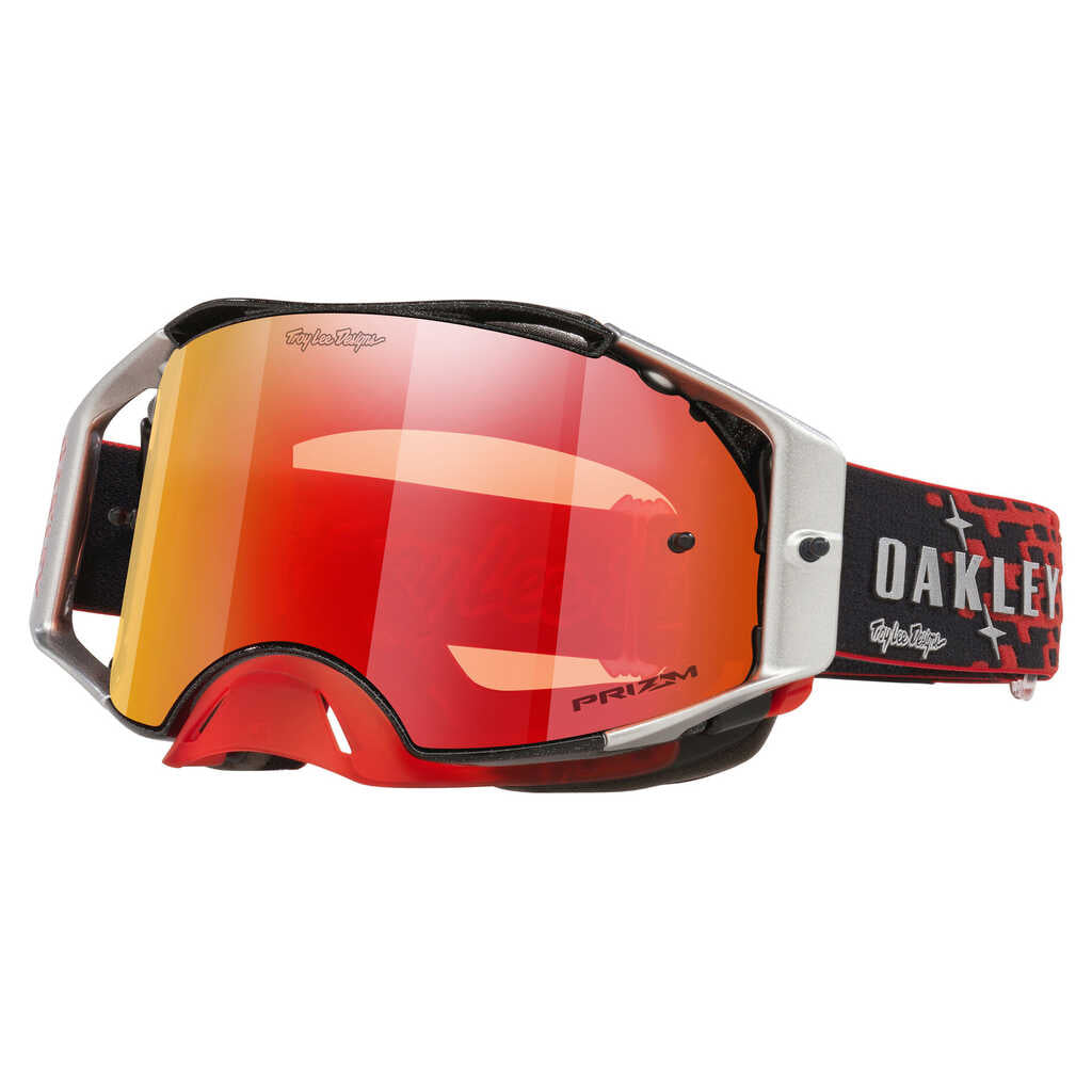 Oakley Airbrake® MX TLD Black Holo Series Goggles With Prizm Torch Lens