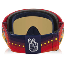 Load image into Gallery viewer, Oakley O-Frame 2.0 Pro MX TLD Red/Orange Goggles With Black Ice Iridium Lens