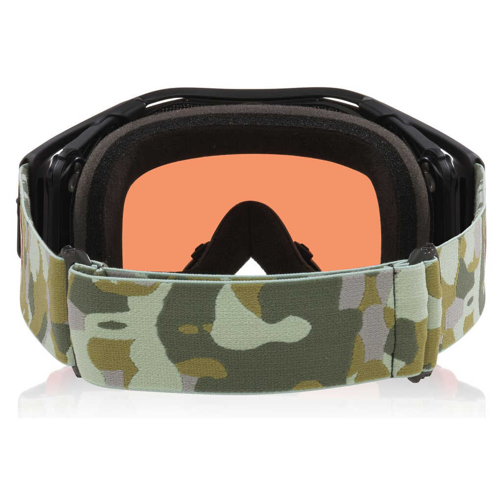 Oakley Airbrake MTB Green Camo Goggles With Prizm Trail Torch Lens