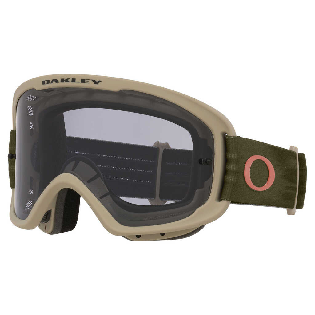 Oakley O-Frame 2.0 Pro MTB Dark Brush Paloma Goggles With Light Grey Lens