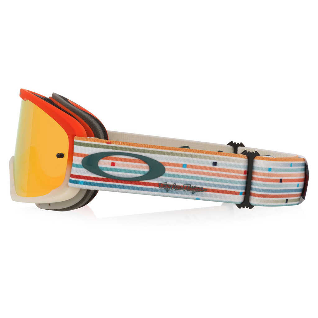 Oakley O-Frame 2.0 Pro MTB TLD Orange/Clear Goggles With Fire Iridium Lens