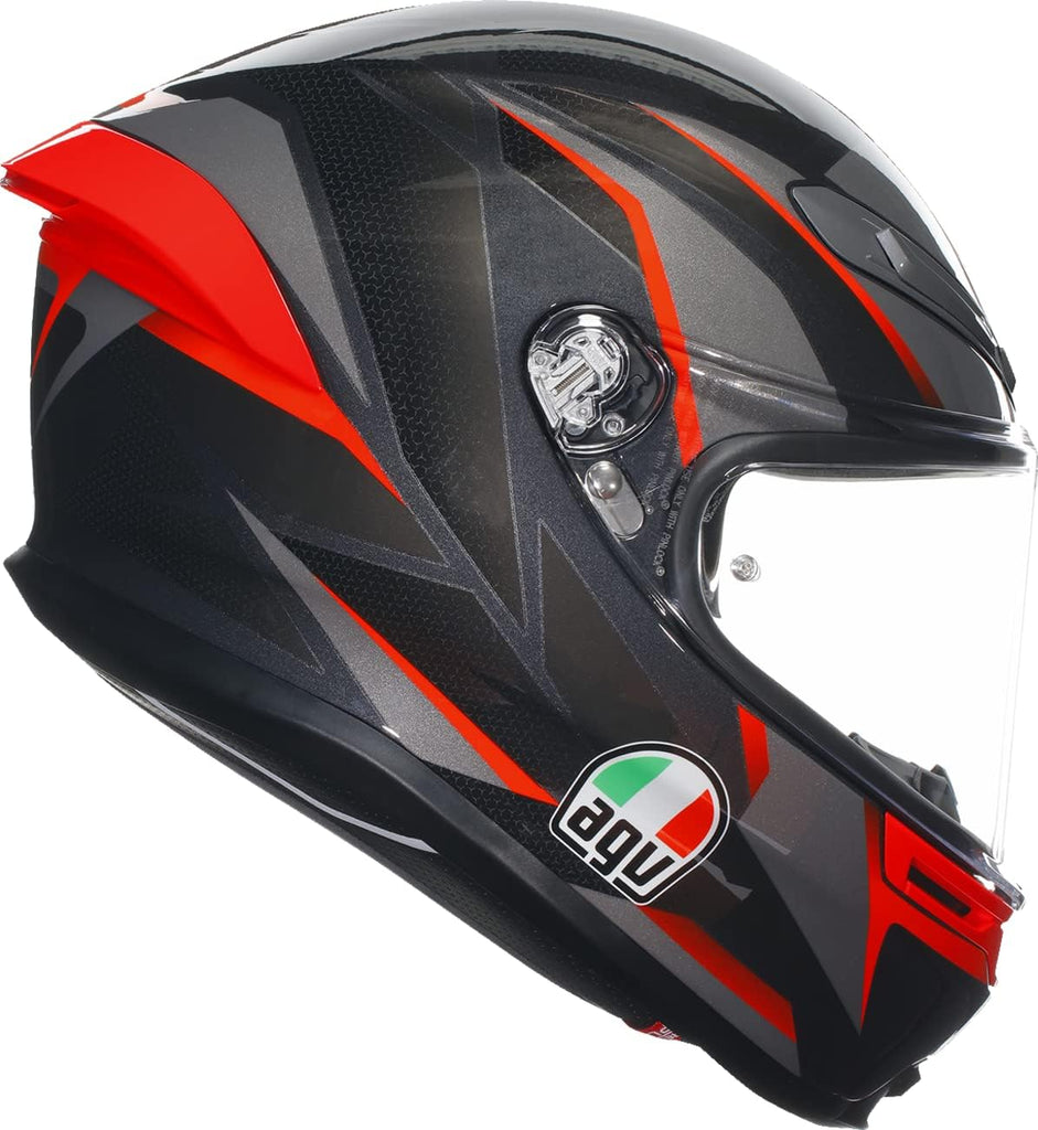 AGV K6 S - KARVE BLACK/GREY/RED