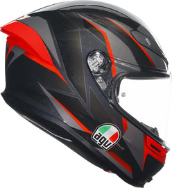AGV K6 S - KARVE BLACK/GREY/RED