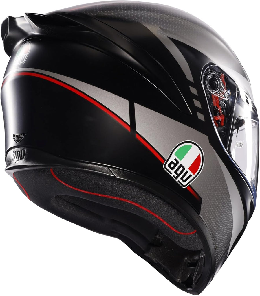 AGV K1 S - LAP MATT BLACK GREY RED