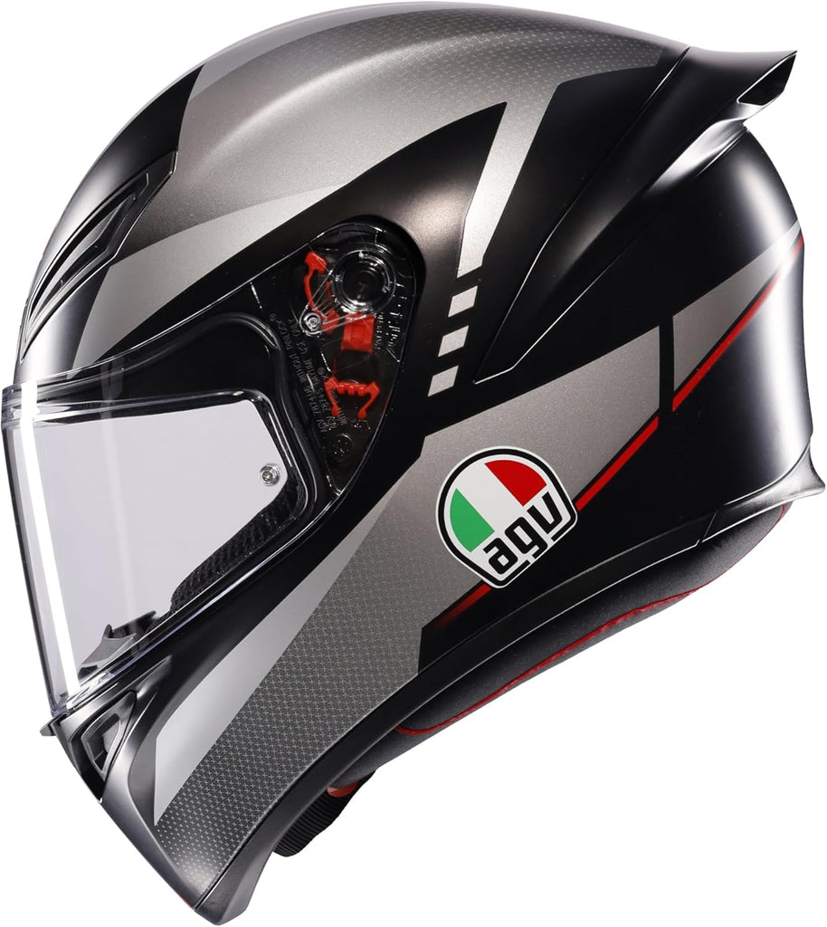 AGV K1 S - LAP MATT BLACK GREY RED