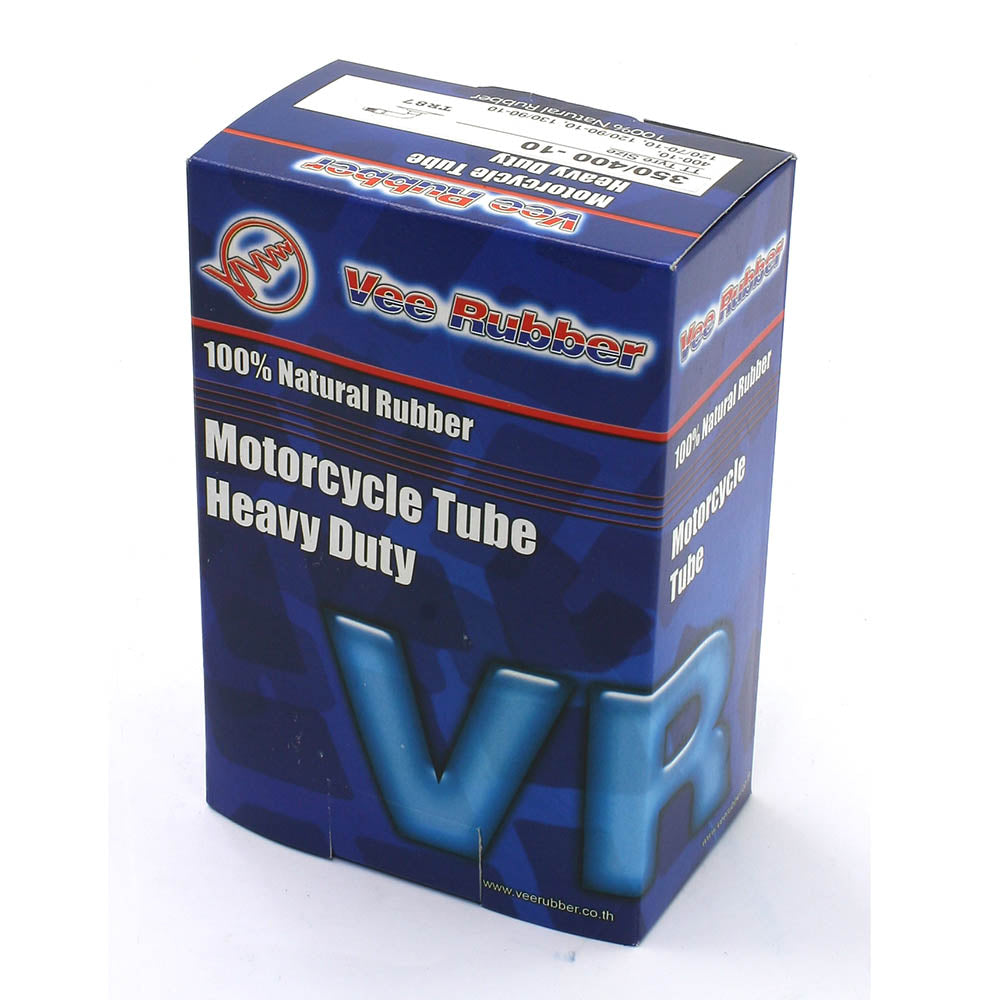 VEE RUBBER - HEAVY DUTY TUBE - 1.5mm -350/400-10 90 RIGHT ANGLE VALVE