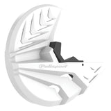 POLISPORT DISC + BOTTOM FORK PROTECTOR BETA - WHITE