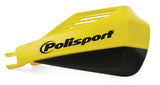 POLISPORT MX ROCKS HANDGUARDS + UNIVERSAL ALUMINIUM FITTING KIT - YELLOW