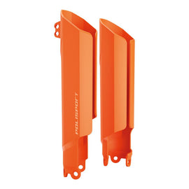 POLISPORT FULL WRAP FORK GUARDS KTM HUSQY GASGAS SHERCO - ORANGE