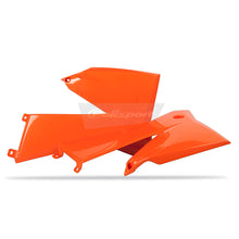 Load image into Gallery viewer, POLISPORT RADIATOR SHROUDS KTM SX/SX-F 05-06/EXC 05-07 - ORANGE