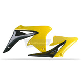 POLISPORT RADIATOR SHROUDS SUZUKI RM-Z250 10-17 - YELLOW