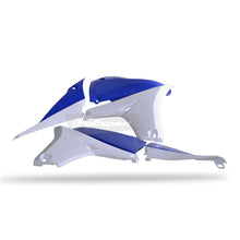 Load image into Gallery viewer, POLISPORT RADIATOR SHROUDS YAMAHA YZ450F 10-13 - BLUE/WHITE