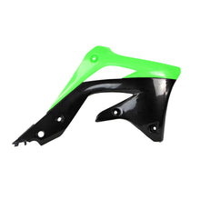 Load image into Gallery viewer, POLISPORT RADIATOR SHROUDS KAWASAKI KX450F 12-15 - GREEN/BLACK