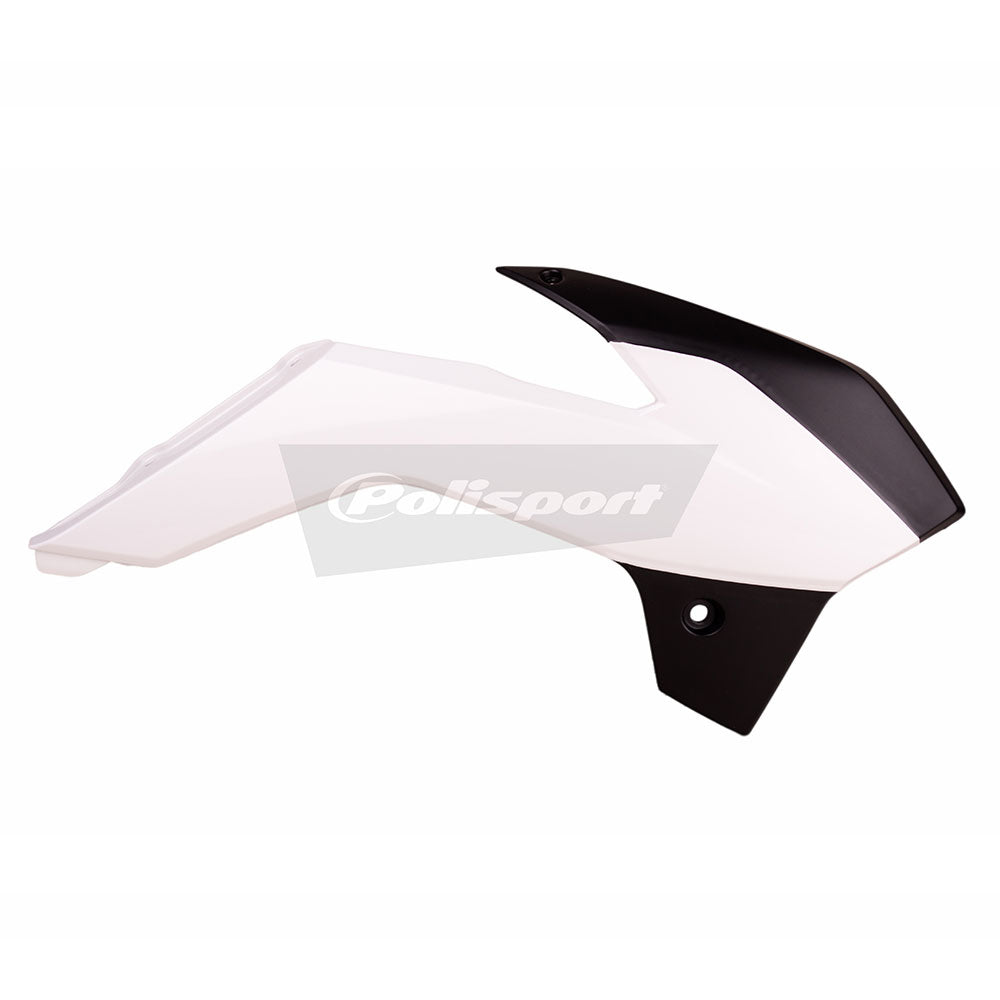 POLISPORT RADIATOR SHROUDS KTM 85 SX 13-17 - WHITE