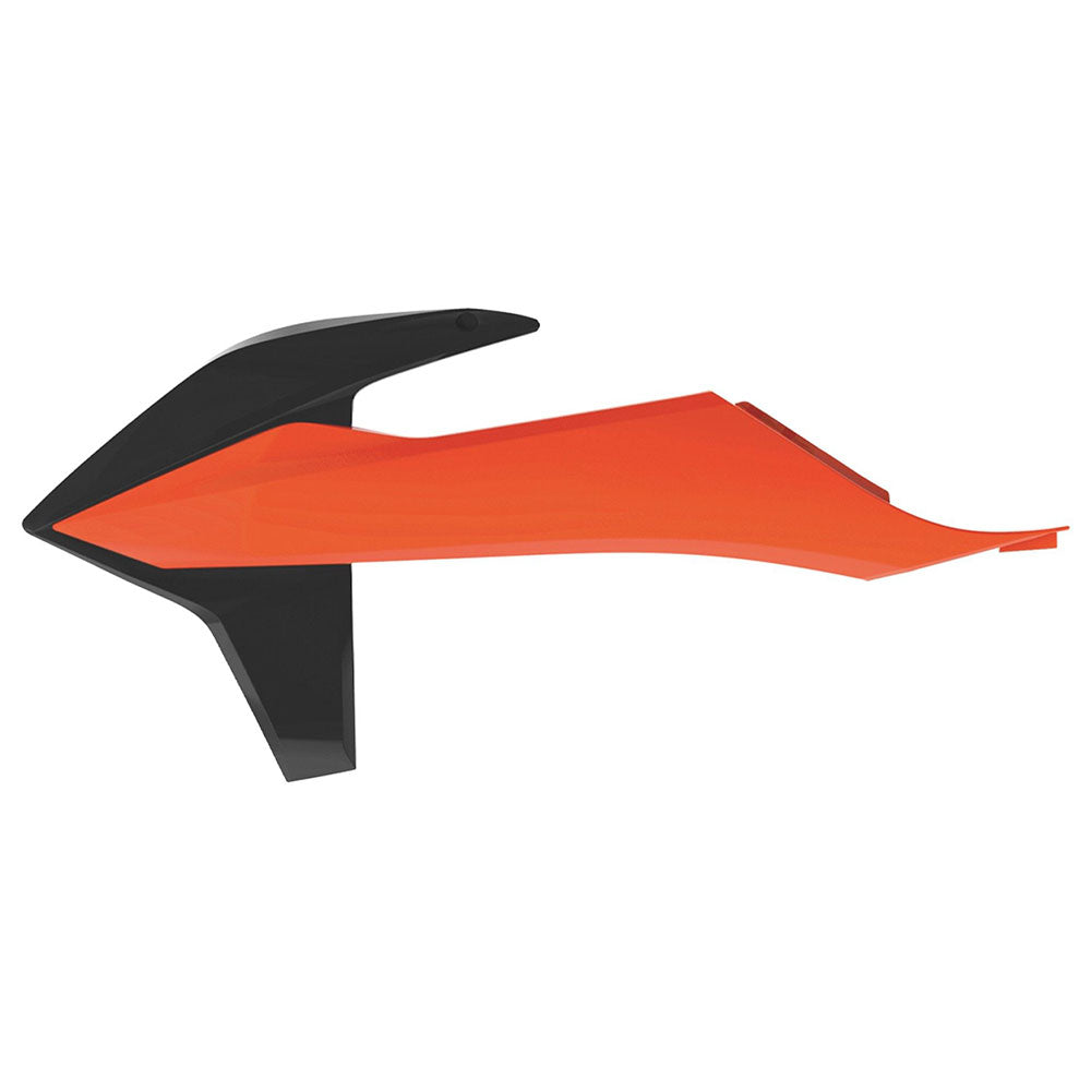 POLISPORT RADIATOR SHROUDS KTM SX/SX-F 19-22 - ORANGE/BLACK