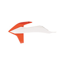 Load image into Gallery viewer, POLISPORT RADIATOR SHROUDS KTM SX/SX-F 19-22 - ORANGE/WHITE OEM