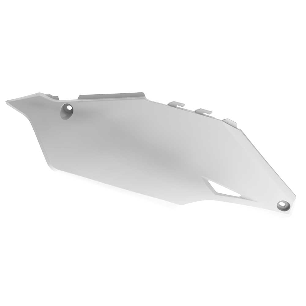 POLISPORT SIDE COVERS KAWASAKI KX250F 21-23/KX450F 19-23 - WHITE