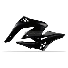 Load image into Gallery viewer, POLISPORT RADIATOR SHROUDS KAWASAKI KX450F 06-08 - BLACK