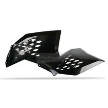 Load image into Gallery viewer, POLISPORT RADIATOR SHROUDS KTM SX/SX-F 07-10 - BLACK