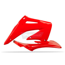 Load image into Gallery viewer, POLISPORT RADIATOR SHROUDS HONDA CRF450R 02-04 - RED
