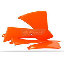 Load image into Gallery viewer, POLISPORT RADIATOR SHROUDS KTM 65 SX 02-08 - ORANGE