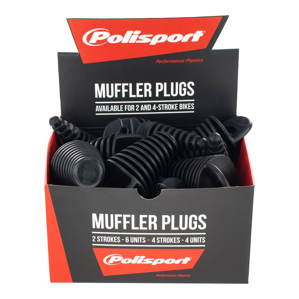 POLISPORT EXHAUST BUNG 10PK - (4 Large, 6 Small)