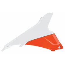 Load image into Gallery viewer, POLISPORT AIRBOX COVERS KTM SX/SX-F 13-15 - WHITE/ORANGE