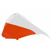 Load image into Gallery viewer, POLISPORT AIRBOX COVERS KTM SX/SX-F 13-15 - WHITE/ORANGE