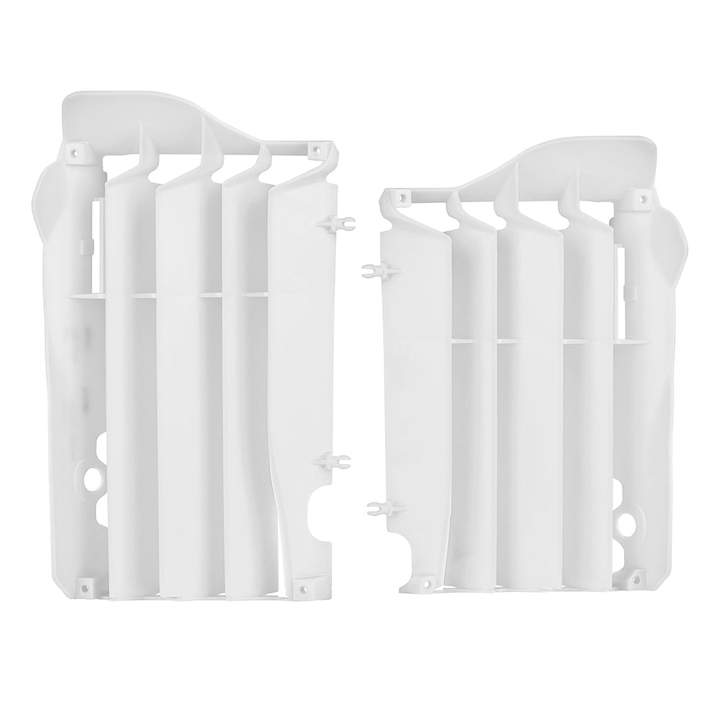 POLISPORT RADIATOR LOUVERS HONDA CRF450R 13-14 - WHITE