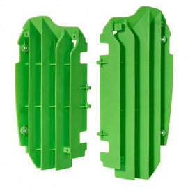 POLISPORT RADIATOR LOUVERS KAWASAKI KX250F 17-20 - GREEN