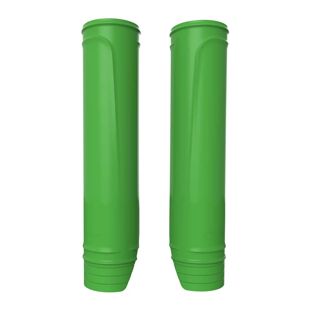 POLISPORT UPPER FORK PROTECTORS UNIVERSAL - KAWASAKI GREEN