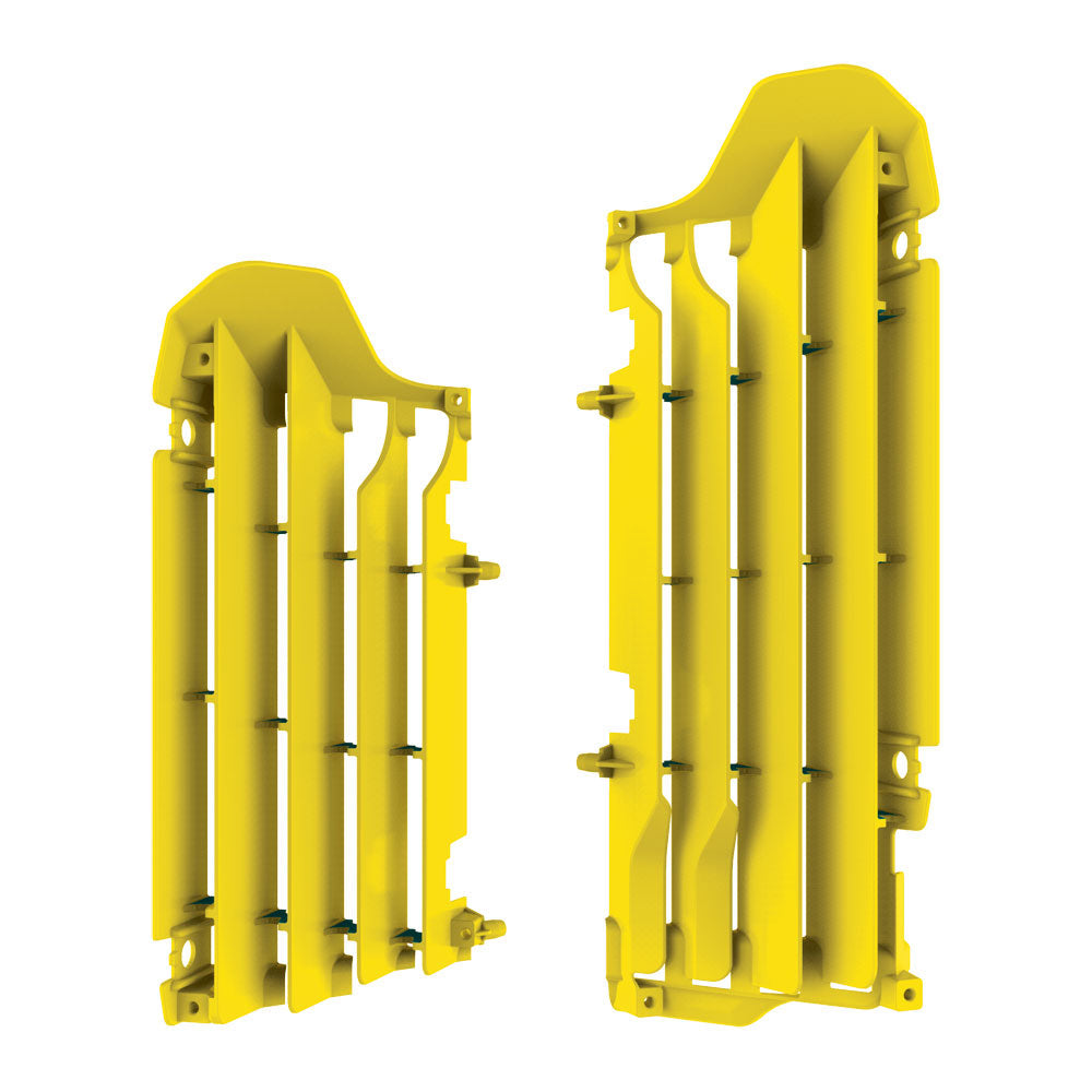 POLISPORT RADIATOR LOUVERS SUZUKI RM-Z450 18-23 - YELLOW