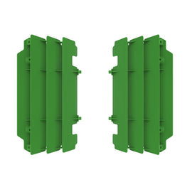 POLISPORT RADIATOR LOUVRES KAWASAKI KX - GREEN
