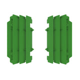 POLISPORT RADIATOR LOUVRES KAWASAKI KX - GREEN