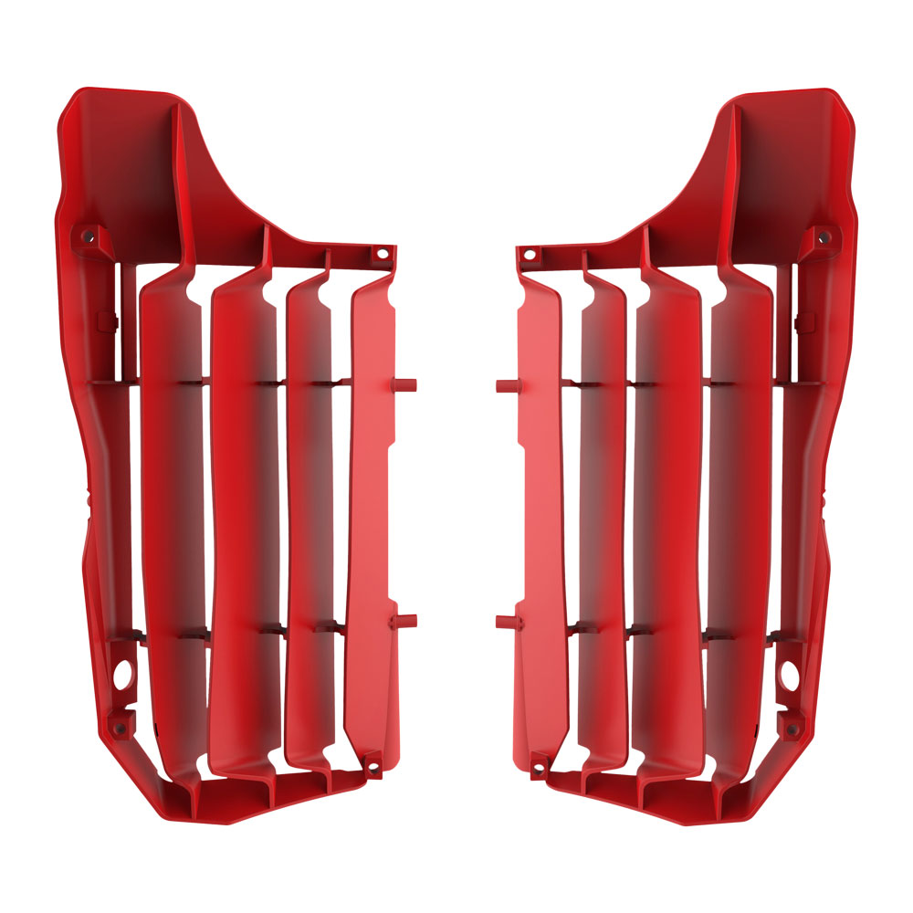 POLISPORT RADIATOR LOUVERS HONDA CRF250R 20-21 - RED