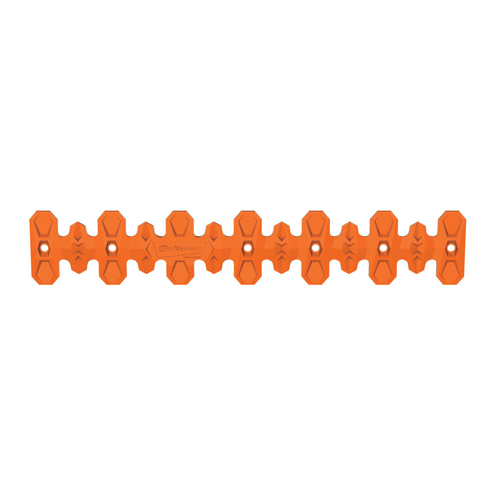 POLISPORT ARMADILLO 4T HEAD PIPE GUARD LONG 40CM - ORANGE