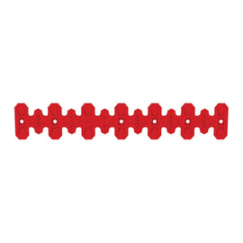 POLISPORT ARMADILLO 4T HEAD PIPE GUARD LONG 40CM - RED