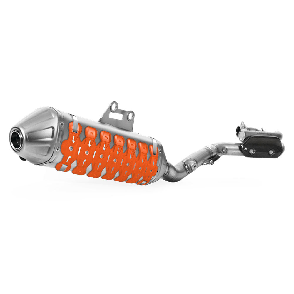 POLISPORT ARMADILLO 4 STROKE MUFFLER GUARD - ORANGE