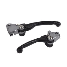 Load image into Gallery viewer, POLISPORT FOLDING LEVER SET KAWASAKI KX250F 21-22/KX450F 19-22 - BLACK