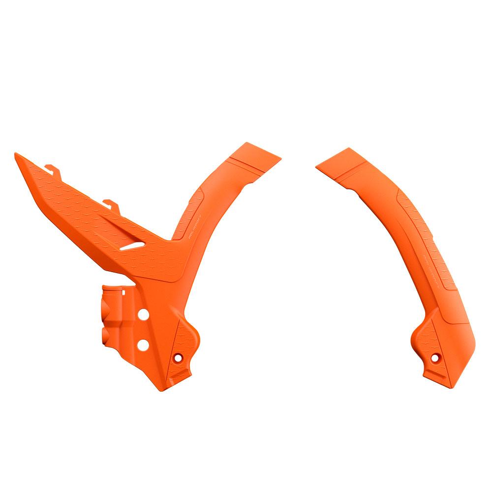 POLISPORT-FRAME-PROTECTORS-KTM-SX/SX-F/EXC/EXCF-23-24---ORANGE