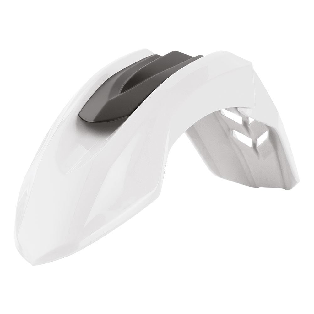 POLISPORT SUPERMOTO LINE FRONT FENDER - WHITE
